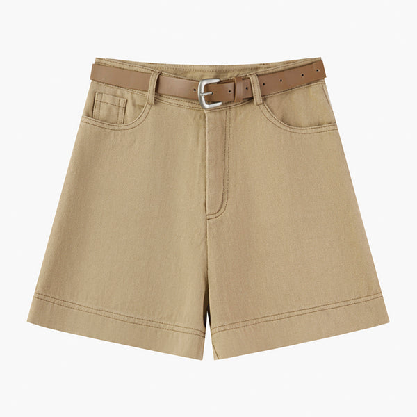 Shorts Casuales de Cintura Alta para Mujer - Image 4