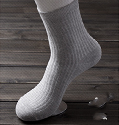 Calcetines Tubo Gruesos de Algodón Puro para Hombre - Comodidad Clásica - Image 3