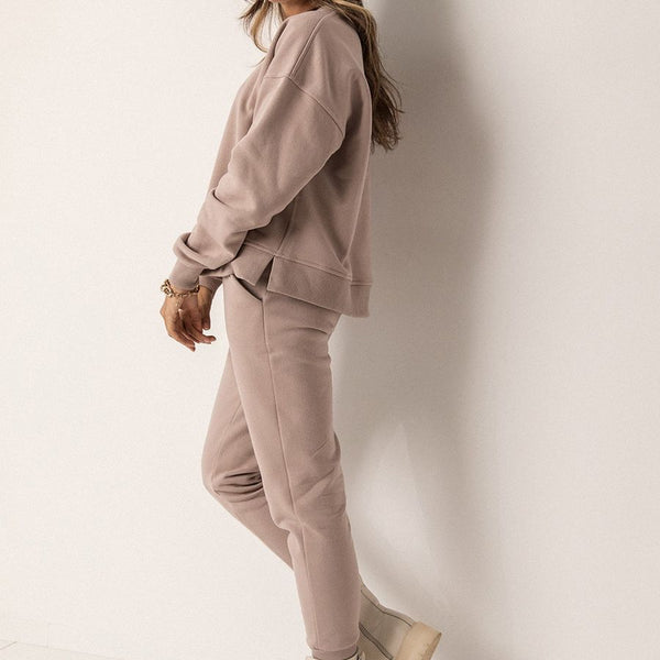 Conjunto Casual Sudadera y Pantalón Jogger - Diseño Minimalista Oversize - Image 11