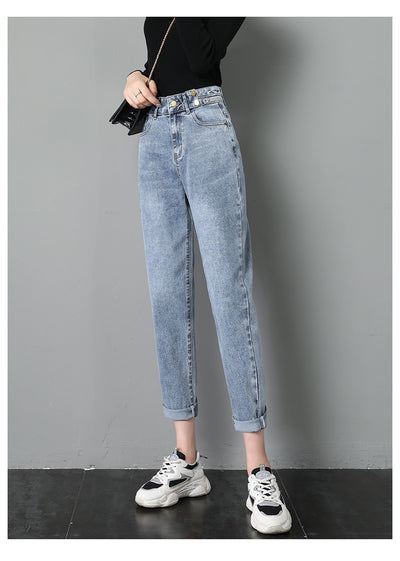 Jeans Harlan para Mujer - Cintura Alta Suelta y Moderna - Image 8