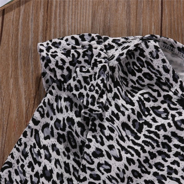 Enterizo Estampado Leopardo para Niñas - Diseño Europeo