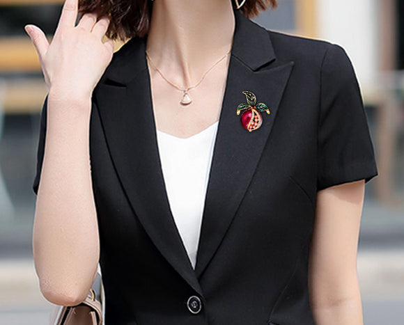 Broche Granado Minimalista con Efecto Degradado