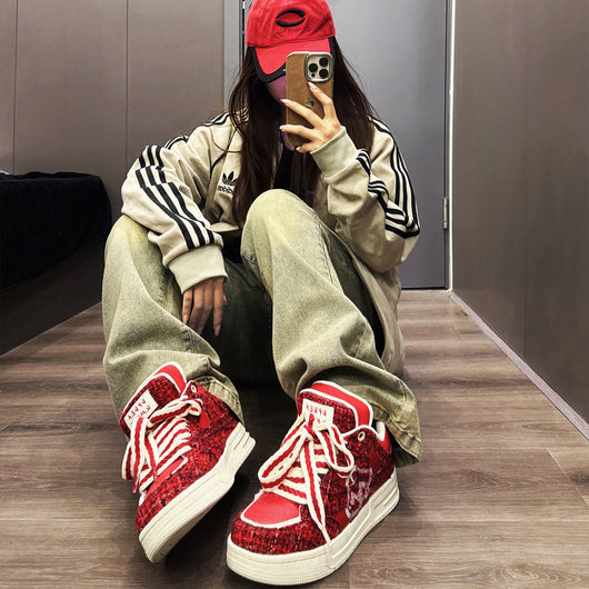 Zapatillas Deportivas Estampadas Versátiles para Mujer