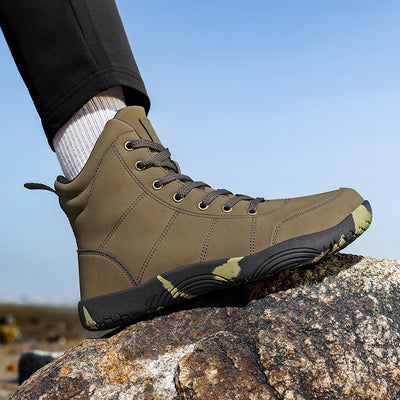 Botas de Senderismo de Cuero Premium con Puntera Ancha para Hombre - Image 4