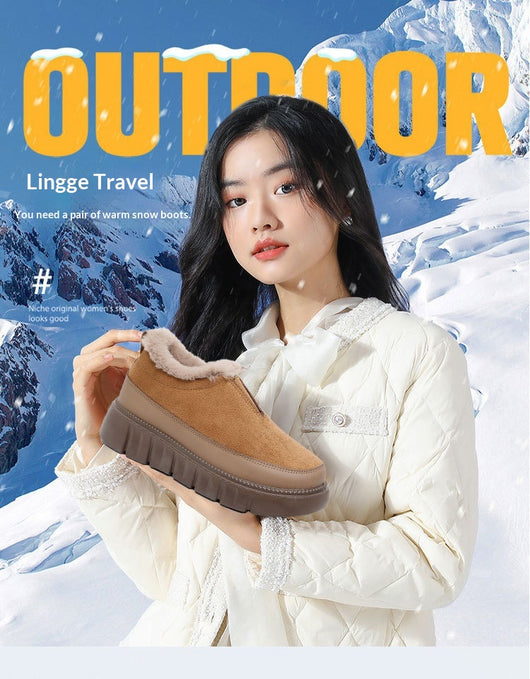 Botas de Nieve para Mujer con Suela Blanda y Aislamiento Térmico Reforzado - Image 11