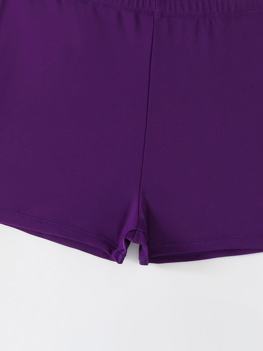 Traje de Baño Tankini Deportivo con Falda y Shorts Integrados - Image 26