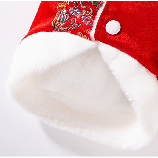 Ropa Acolchada de Año Nuevo para Mascotas - Abrigos Festivos para Perros y Gatos - Image 16