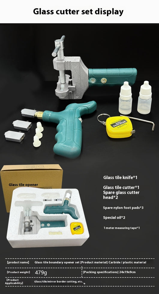 Kit Profesional Cortador de Azulejos y Vidrio con Abre Cerámicos - Image 19
