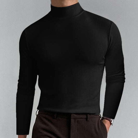 Camiseta Térmica de Cuello Alto Manga Larga para Hombre - Image 19