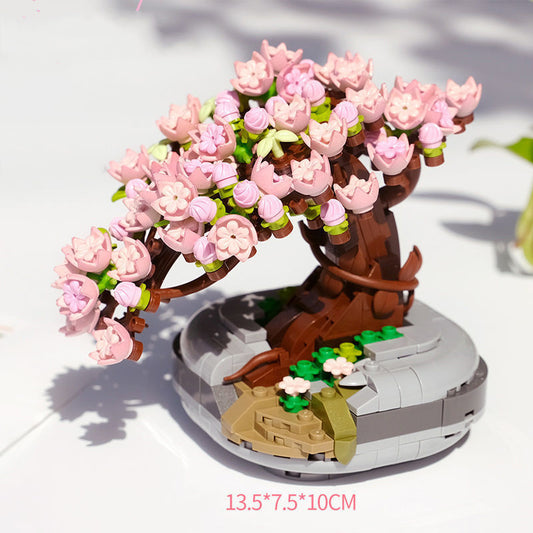 Bloques de Construcción Flor Suculenta en Maceta - Modelo Armable - Image 2