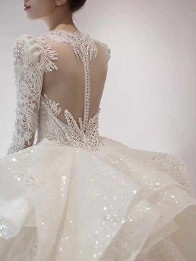 Vestido Largo Elegante de Manga Larga Estilo Francés para Mujer - Image 7