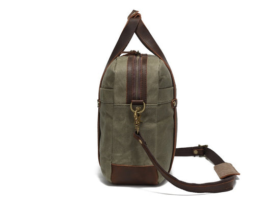 Maletín Vintage de Lona Encerada para Hombre - Image 24