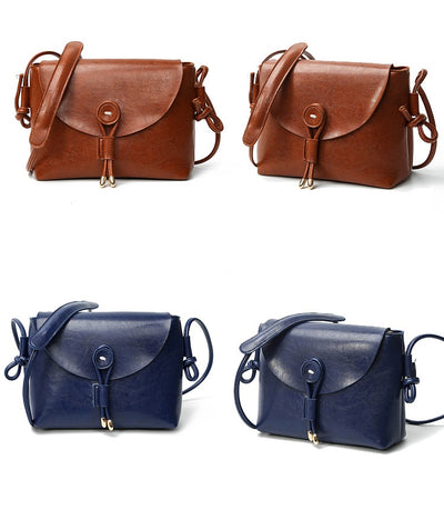 Bolso Bandolera de Cuero Encerado para Mujer - Estilo Fashion - Image 25