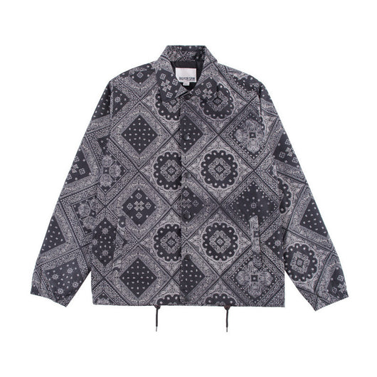 Chaqueta Cortavientos Hip-hop Estampado Floral Cashew West Coast - Estilo Street Wear - Image 9