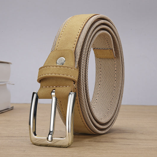 Cinturón de Ante Estilo Coreano para Hombre - Image 6