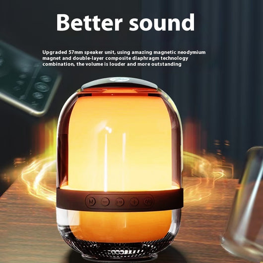 Parlante Bluetooth de Cristal Transparente con Luces Coloridas - Image 9