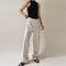 Pantalones Cómodos de Corte Relajado para Mujer - Negro Versátil