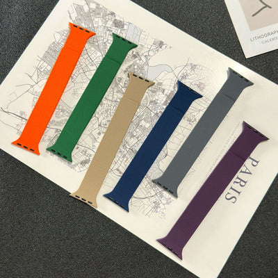 Correa Magnética para iWatch S10 Patrón Litchi Silicona Suave - Image 40