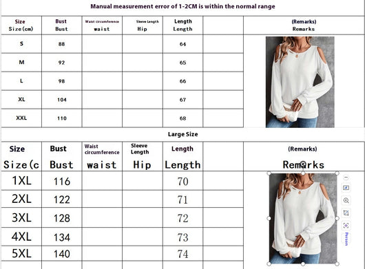 Blusa Manga Larga Hombros Descubiertos con Botones en la Espalda para Mujer - Image 7
