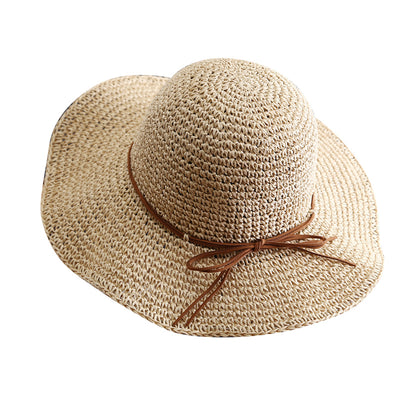 Sombrero de Paja para Playa y Viajes - Protección Solar Versátil - Image 11