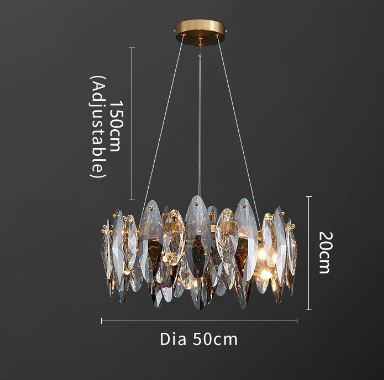 Lámpara Colgante de Cristal Lujo Moderno Minimalista - Image 9