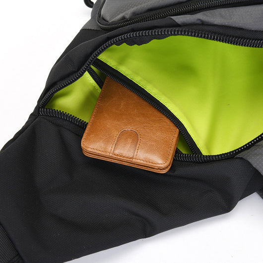 Bolsa de Pecho Impermeable Multifuncional para Hombre - Estilo Europeo y Americano - Image 20
