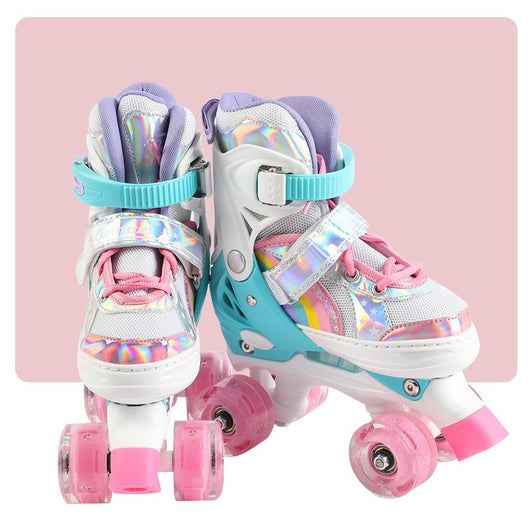 Patines Infantiles de Cuatro Ruedas con Luces LED - Image 5