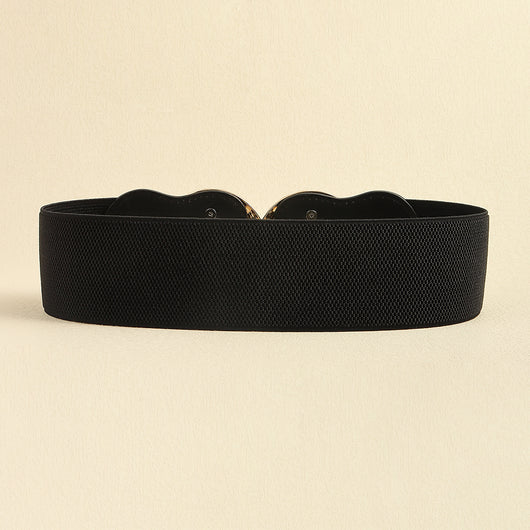 Cinturón Elástico Ancho para Mujer con Hebilla Metálica Circular - Image 7