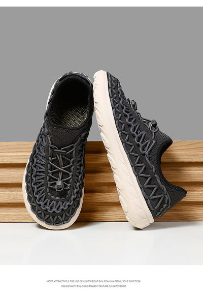 Zapatos Casuales de Malla Transpirable con Diseño Calado para Hombre - Image 20