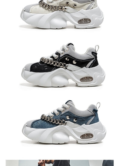 Tenis Casuales Elevados para Hombre con Suela Gruesa - Image 11