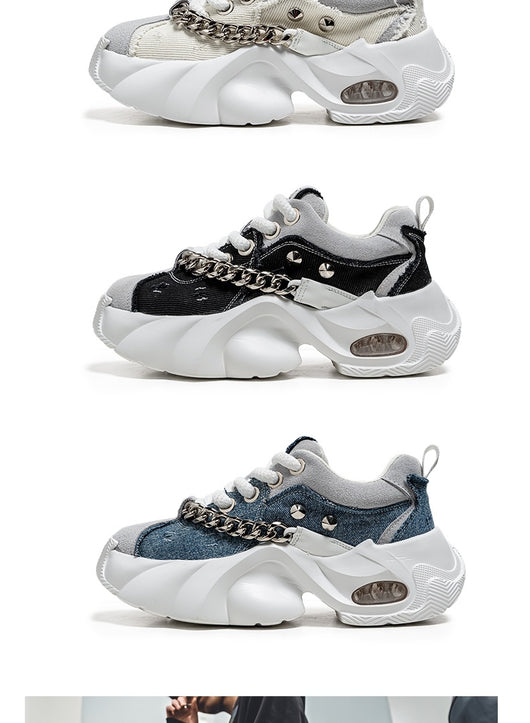 Tenis Casuales Elevados para Hombre con Suela Gruesa - Image 11