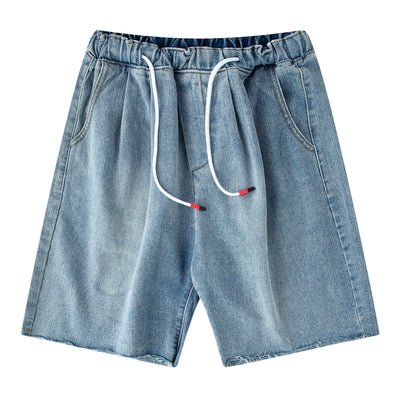 Shorts Denim Retro Estilo Hong Kong en Tonos Claros