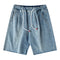 Shorts Denim Retro Estilo Hong Kong en Tonos Claros