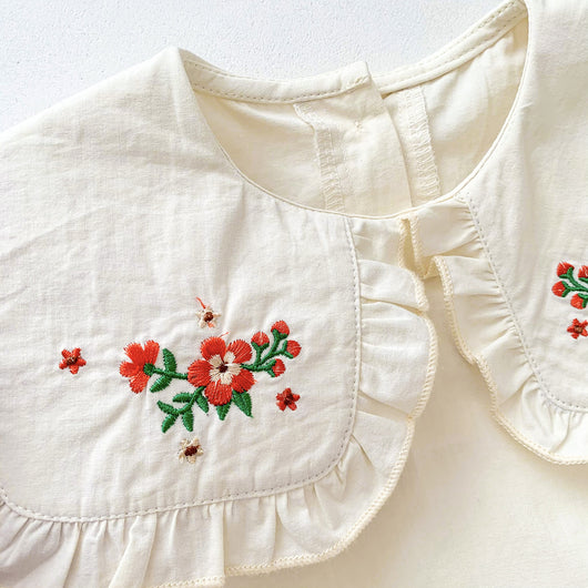 Vestido para Bebé Niña con Solapa y Flores Rotas - Image 4