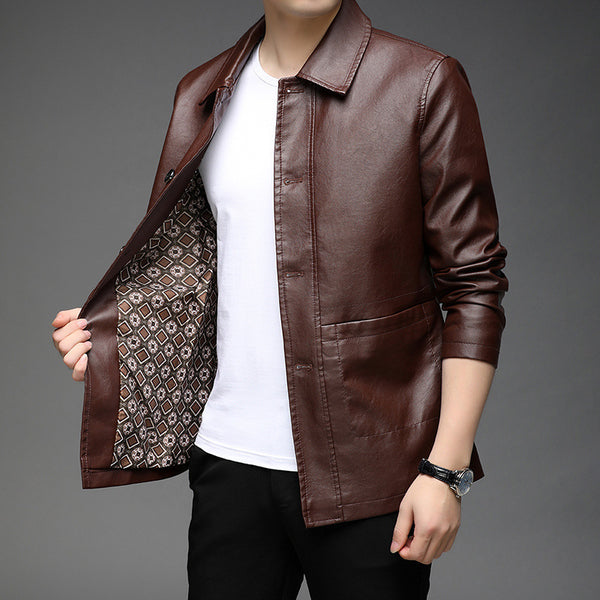 Chaqueta de Cuero para Hombre y Mujer - Estilo Otoño