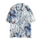 Camisa Mariposa de Manga Corta Unisex