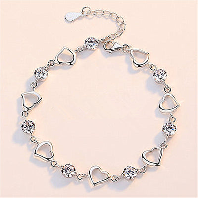 Collar Corazón a Corazón con Diamantes Blancos - Joyería Trendy - Image 8