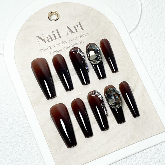 Esmalte de Uñas Degradado Negro Maillard - Manicura Profesional - Image 3