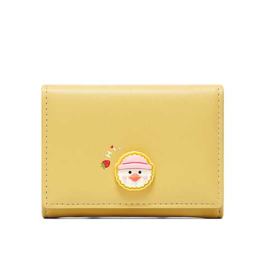 Monedero Compacto Tri-pliegue con Diseño Exclusivo para Mujer - Image 5