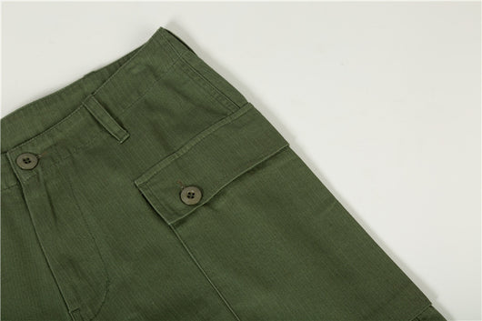 Pantalones Cortos Militares Retro con Múltiples Bolsillos - Image 12