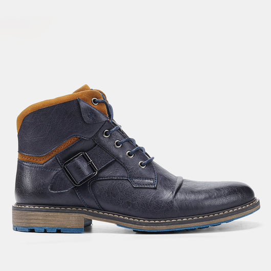 Botas de Cuero para Hombre Talla Grande - Estilo Clásico - Image 18