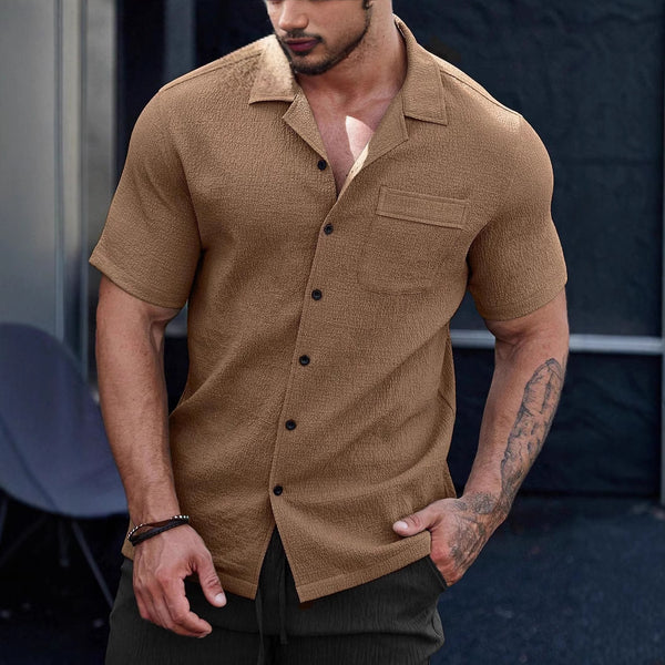 Camisa Semiformal Transpirable Antiarrugas para Hombre