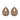 European And American New Fashion Hollow Water Drop Wood Earrings