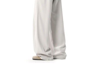 Pantalones Casuales de Corte Elegante con Detalles de Costura para Hombre - Primavera y Verano - Image 24