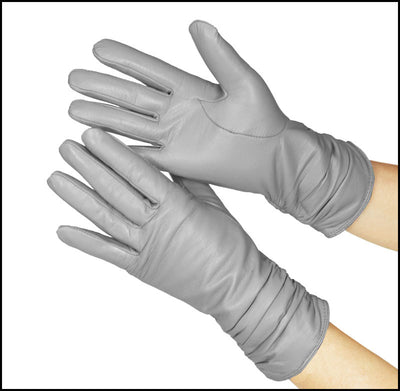 Guantes de Cuero Gamuza Premium para Mujer con Puño Extendido - Image 14