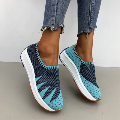 Zapatillas Deportivas Flyknit Transpirables con Cuña - Image 8