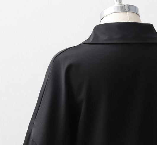 Camisa Suelta de Manga Larga Versátil en Poliéster - Image 7