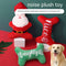 Juguete Perro Navideño con Sonido - Cachorro Peluche Santa Claus