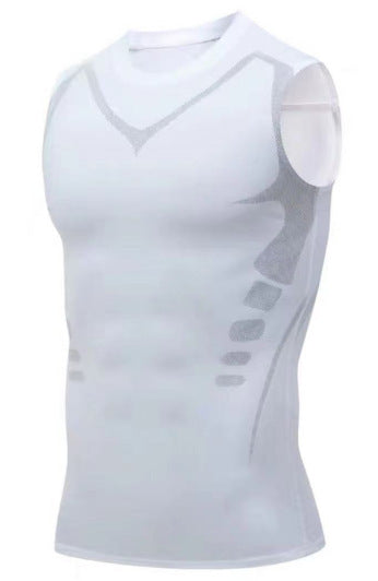 Camiseta Deportiva Ajustada de Manga Corta para Fitness - Image 7