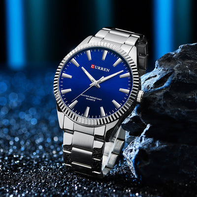 Reloj Empresarial Impermeable para Hombre con Correa de Pasador - Image 24